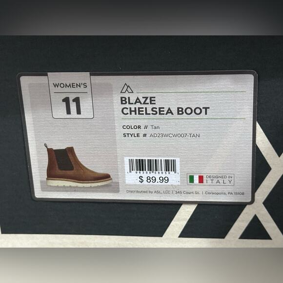 Alpine Design Women’s Light Brown/TAN Bottom Blaze Chelsea Boot AD23WCW007 - 11 - Picture 9 of 9